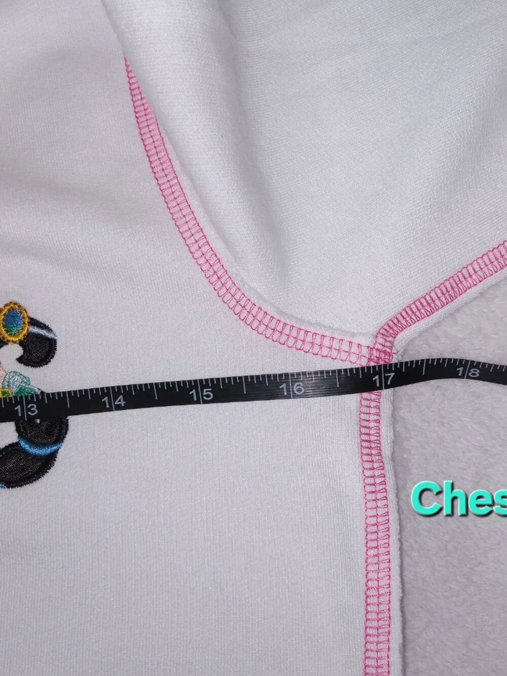 Disney Parks Princess Hoodie Girls Large 10/12 NWT White Pink Walt Disney World